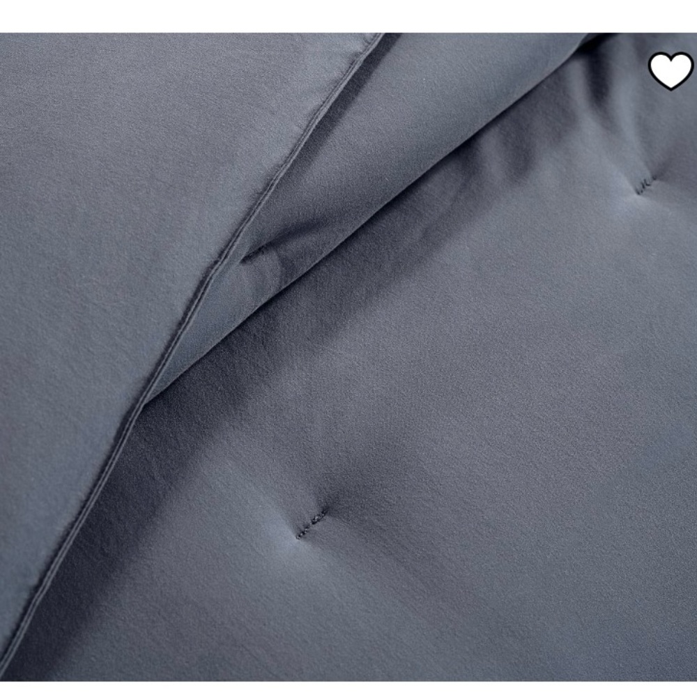 NWT Pottery Barn King Dream Comforter and 2 King Shams Set Steel Blue - Picture 5 of 9